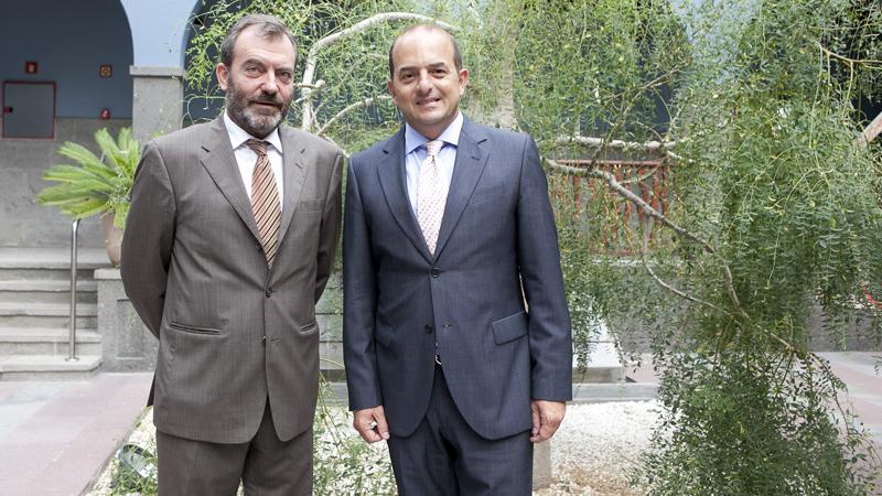 Visita institucional del Alcalde de Las Palmas de Gran Canaria, Juan José Cardona, a Casa África