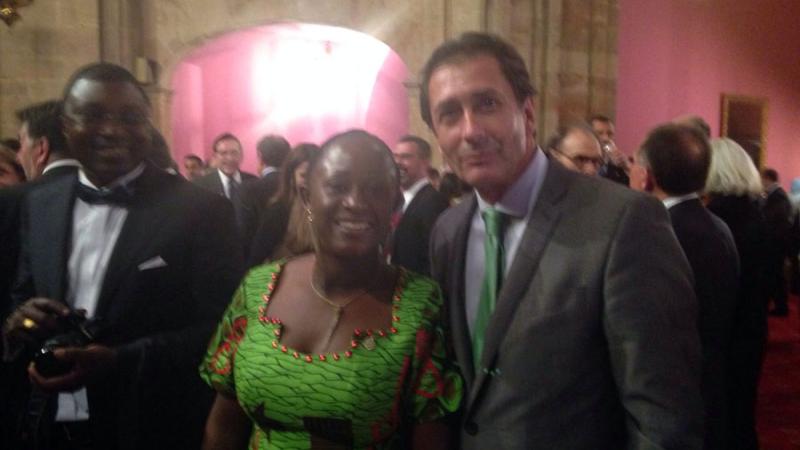 La periodista Caddy Adzuba recibe el Premio Príncipe de Asturias de la Concordia 2014