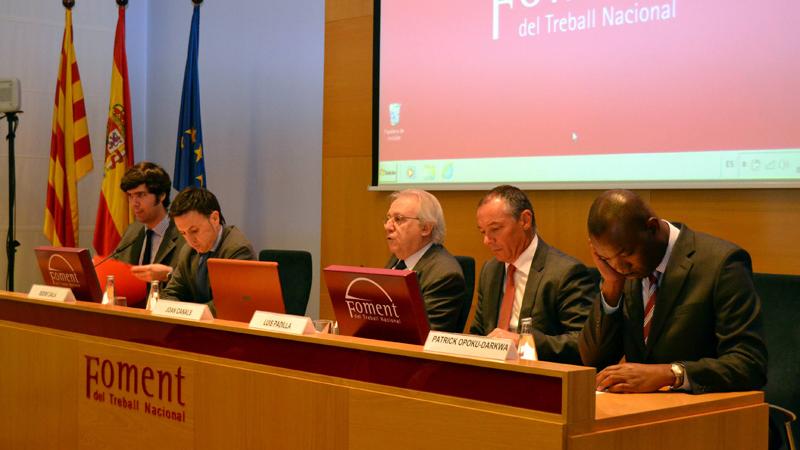 El Banco Africano de Desarrollo muestra las posibilidades de sus licitaciones en la sede de Foment del Treball