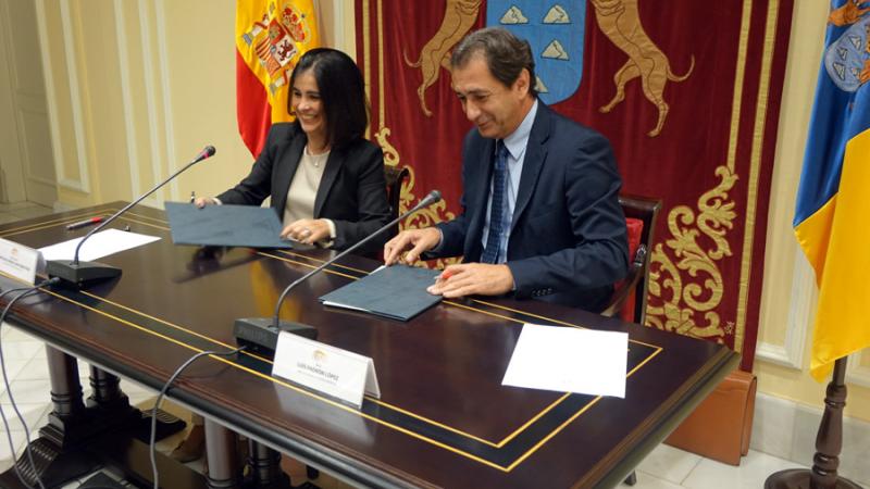 Casa África firma un convenio de colaboración con el Parlamento de Canarias
