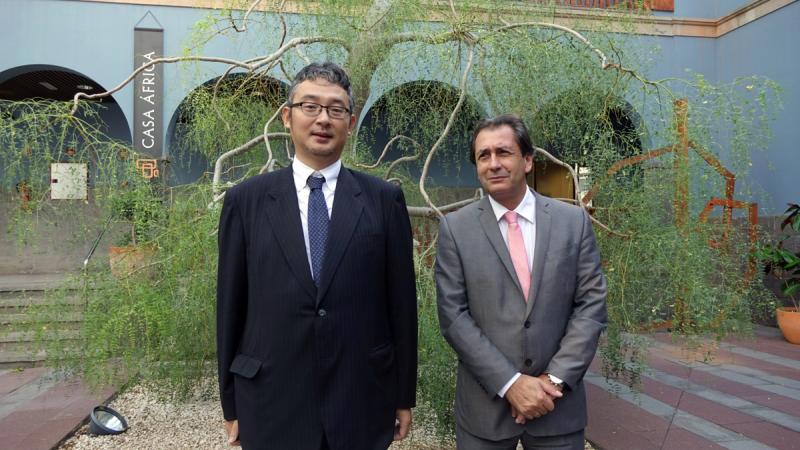 Visita a Casa África del nuevo cónsul de Japón en Las Palmas de Gran Canaria