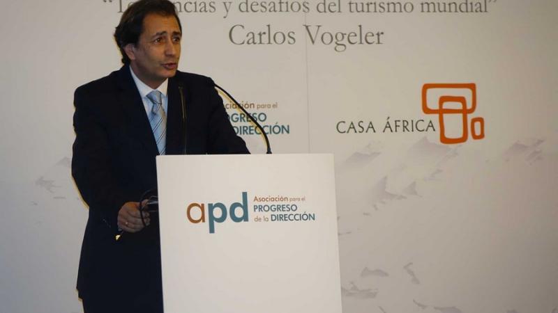 El Secretario Ejecutivo de la OMT, Carlos Vogeler, en Casa África