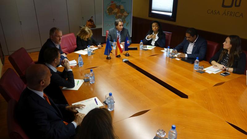 Una delegación de Cabo Verde Trade Invest presenta el organismo ante Casa África