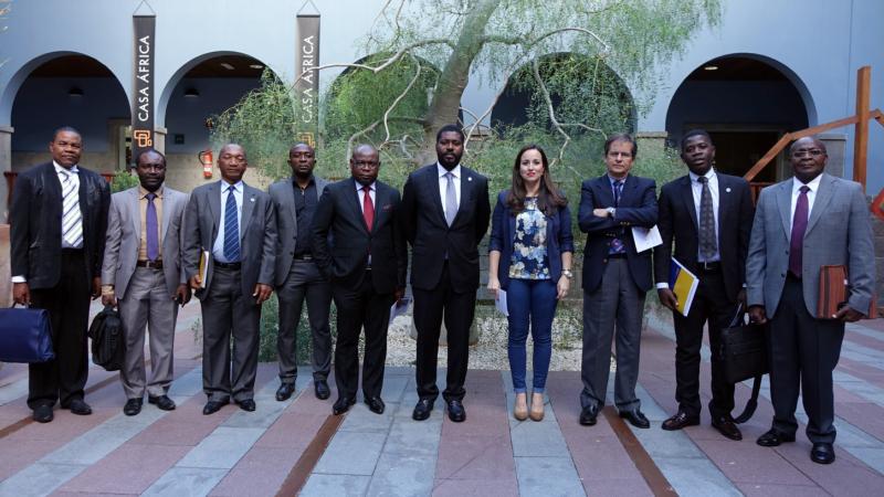 Casa África recibe la visita de una delegación de la Administración de Puertos de Guinea Ecuatorial