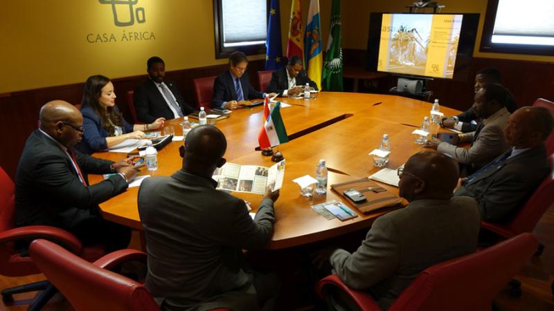 Casa África recibe la visita de una delegación de la Administración de Puertos de Guinea Ecuatorial