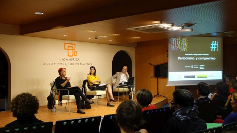 Rosa María Calaf y Gemma Parellada protagonizan una conferencia sobre periodismo y compromiso en Casa África