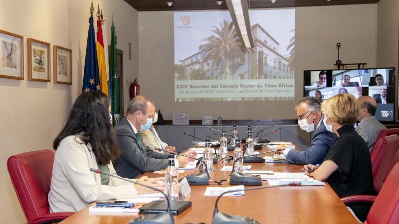 Consejo rector de Casa África del 20 de julio de 2020
