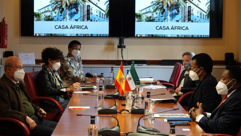 El embajador de Guinea Ecuatorial en España visita Casa África