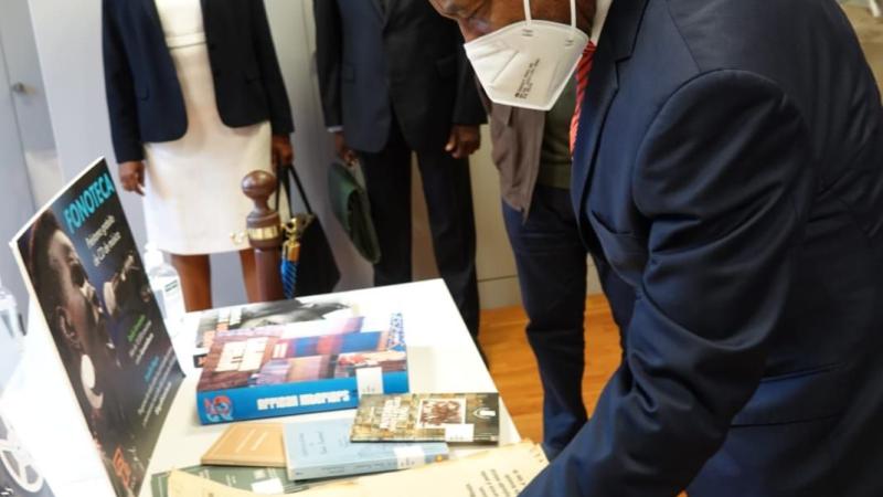 El embajador de Guinea Ecuatorial en España visita Casa África