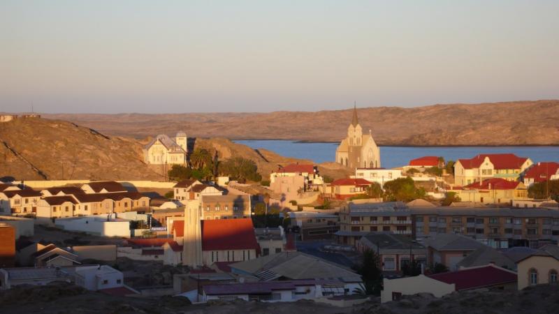 Amaneciendo en lüderitz
