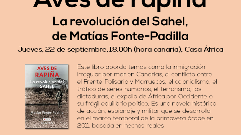 Invitación Aves de rapiña. La revolución del Sahel 2