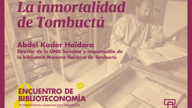 VIII Encuentro de Biblioteconomía y Documentación: Conservación e innovación