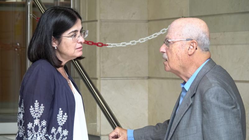 José Segura y Carolina Darias