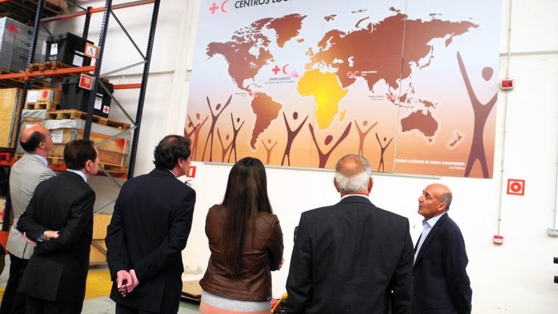 Casa África y el Centro Logístico de Ayuda Humanitaria de Cruz Roja en Las Palmas de Gran Canaria reforzarán su colaboración