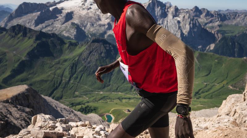 Robert Pkmoi en la Dolomyths Run