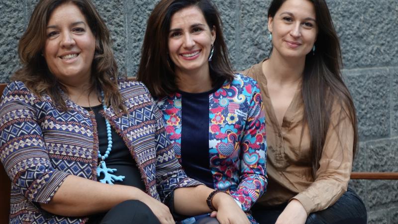 Estefanía Calcines, Helena Casas y Olga Cuadrado
