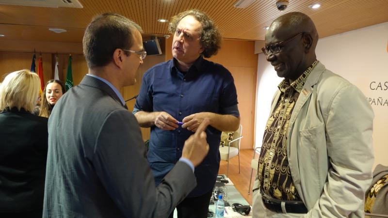 Pere Ortin y Boubacar Boris Diop