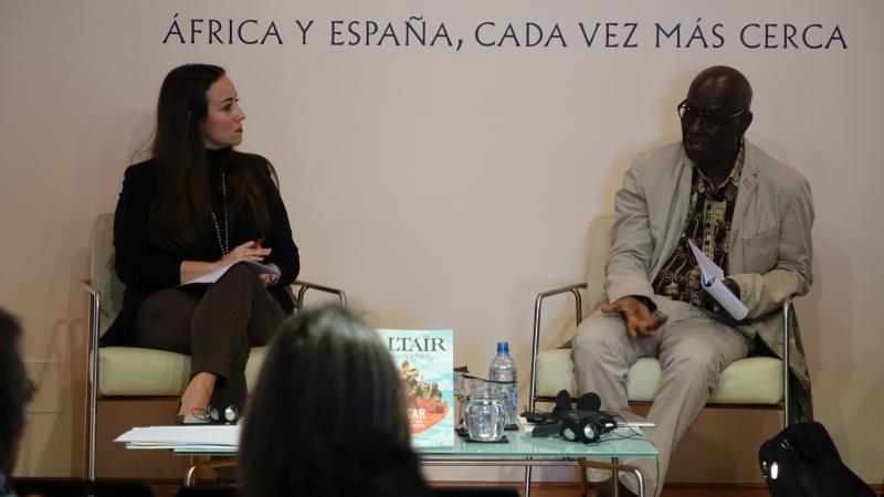 Ariadne Hernández y Boubacar Boris Diop