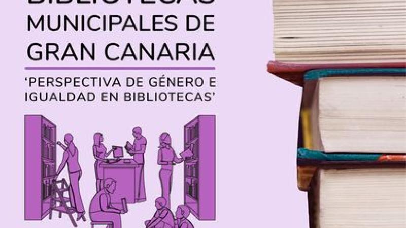 Cartel XXIV Encuentro de Bibliotecas Municipales de Gran Canaria