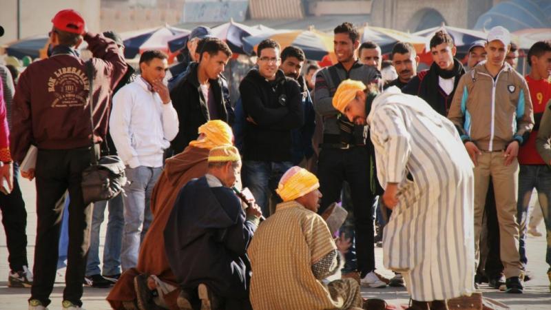 Entretenimiento en la plaza