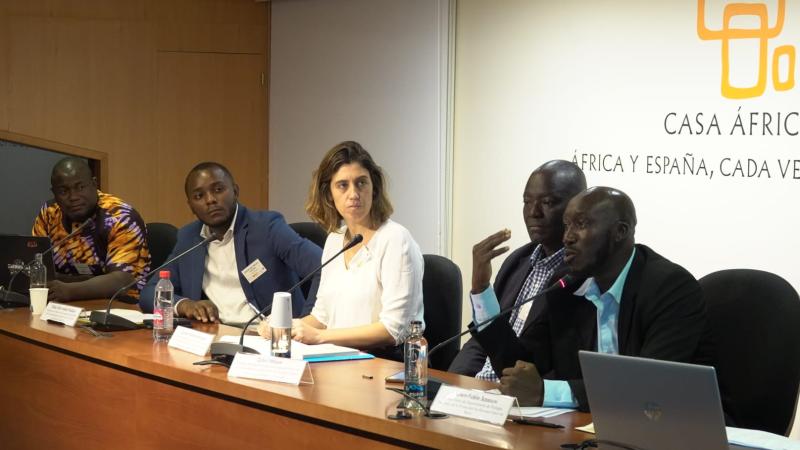 Mesa del III Encuentro de Hispanistas África-España