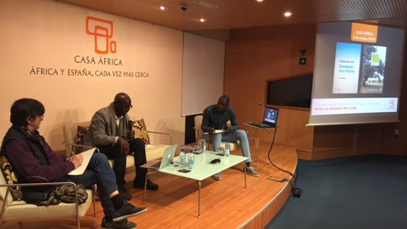 Antonio Lozano, Boubacar Boris Diop y Mame Cheikh
