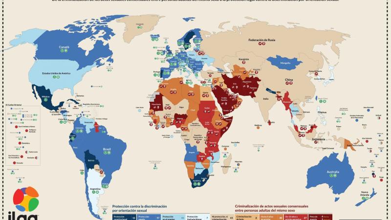 Leyes sobre orientación sexual en el mundo 2020