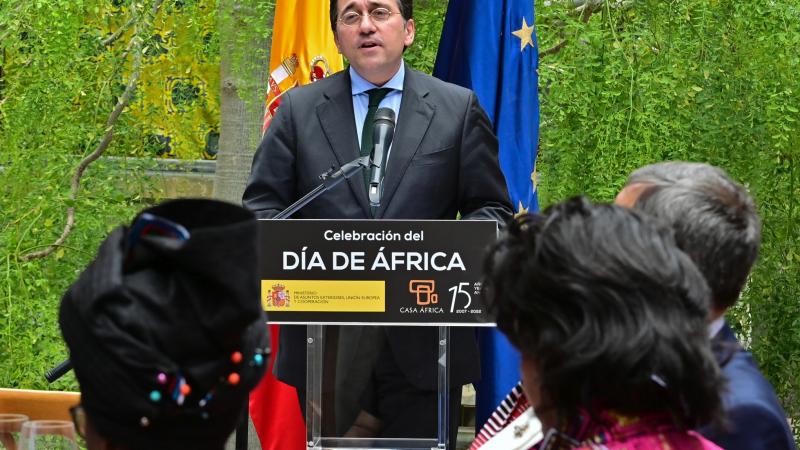 El ministro se dirige a los embajadores en el Día de África