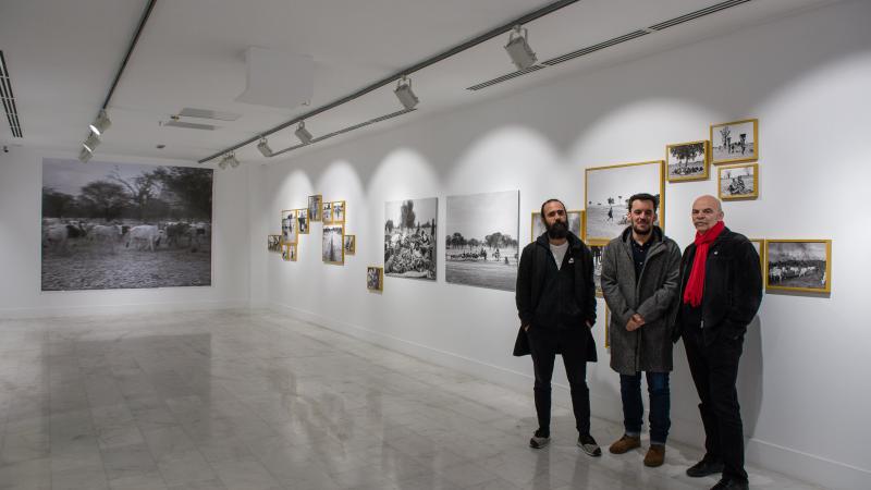 Jorge Martínez, Martín Caparrós y Samuel Aranda