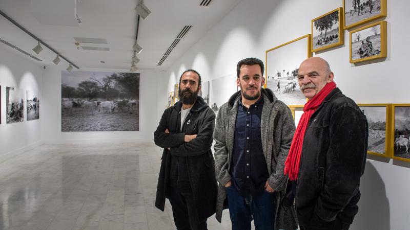 Jorge Martínez, Martín Caparrós y Samuel Aranda