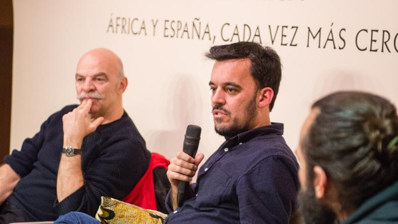 Jorge Martínez, Martín Caparrós y Samuel Aranda