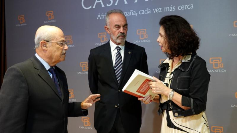 Momento de la presentación con Juan Romero Pi