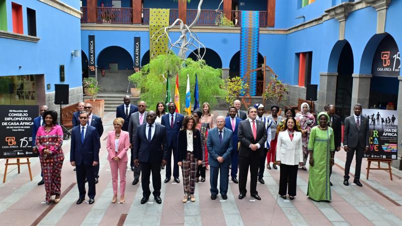 Foto de familia. Consejo Diplomático de Casa África 2022