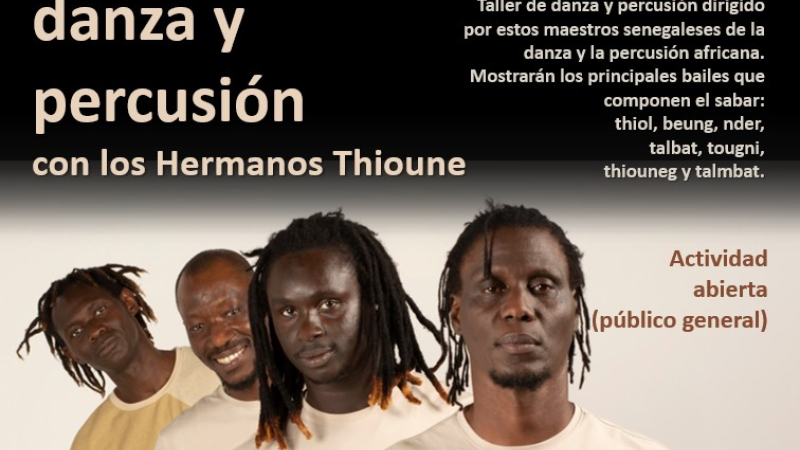 Talleres de danza y percusión