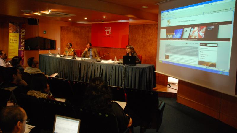 11. Presentación del portal multimedia KUWAMBA de Casa África por Estefanía Calcines, Jefa del Área Web y Mediateca online