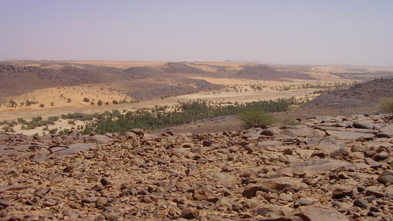 8.	Paisaje de Tidjikja (Mauritania, 2005)