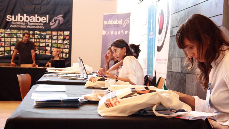 35. MiradasDoc Market - Exposiciones audiovisual (foto Eva Molina)