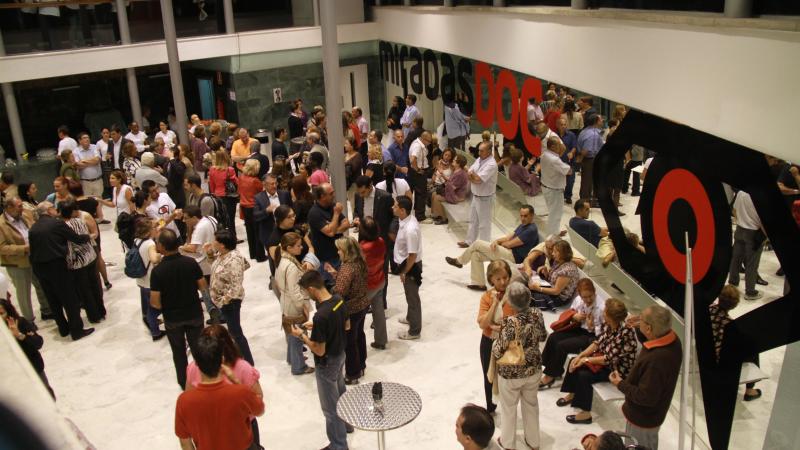 55. Hall del Auditorio de Guía de Isora - Inauguración MiradasDoc 2011