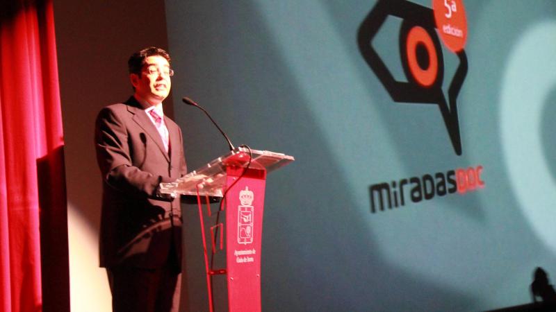 56. Pedro Martín, alcalde de Guía de Isora - Inauguración MiradasDoc 2011