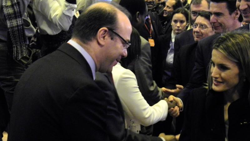 5. SSAARR los Príncipes de Asturias en INVESTOUR 2012 con los empresarios africanos