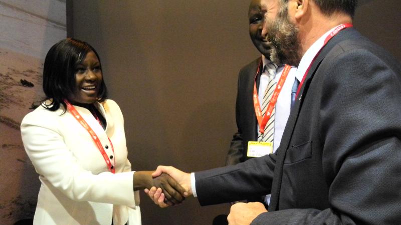 9. Ricardo Martínez Vázquez –Director General de Casa África- en la recepción de empresarios africanos en INVESTOUR 2012