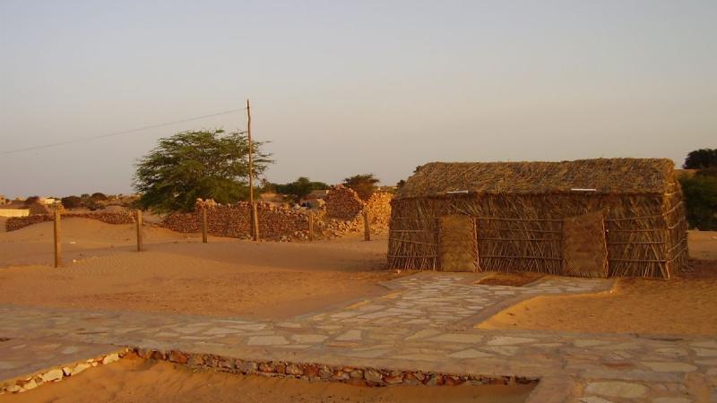 3.	Vista de albergue en Chinguetti, Mauritania