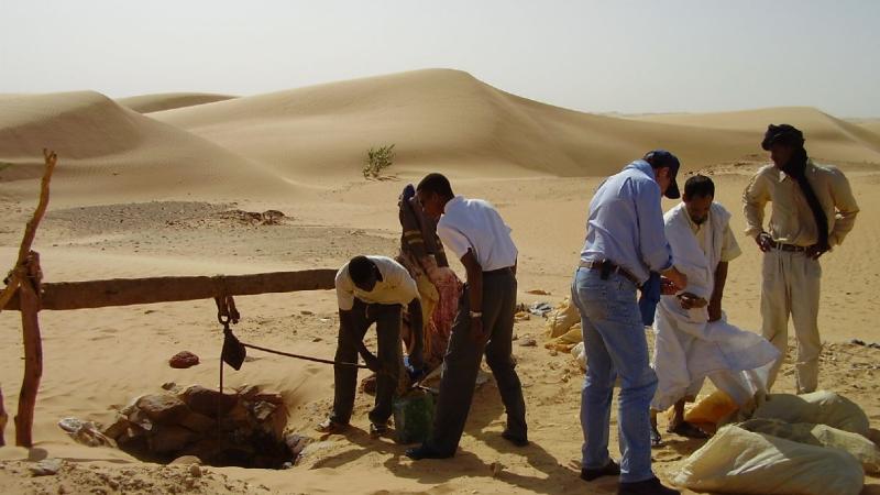 4.	Imágenes del pozo de Chinguetti, Mauritania
