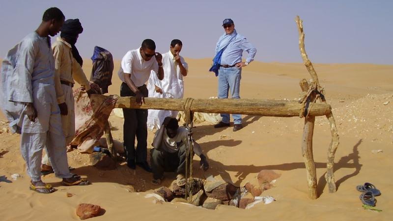 5.	Imágenes del pozo de Chinguetti, Mauritania