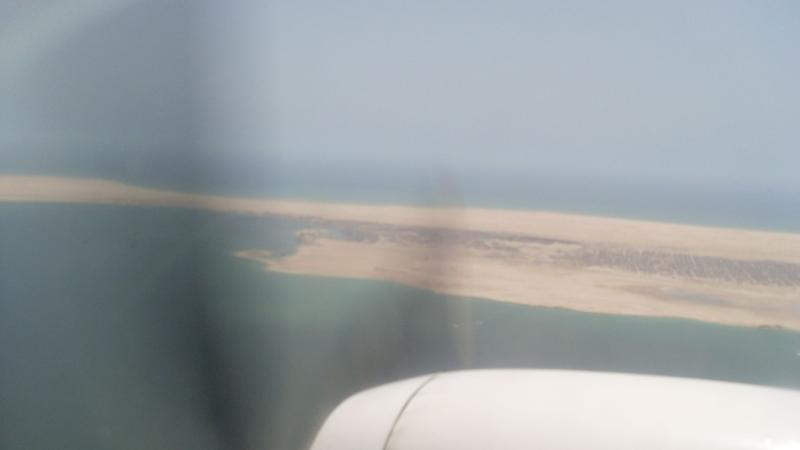 1. Vista aérea de la costa de Mauritania