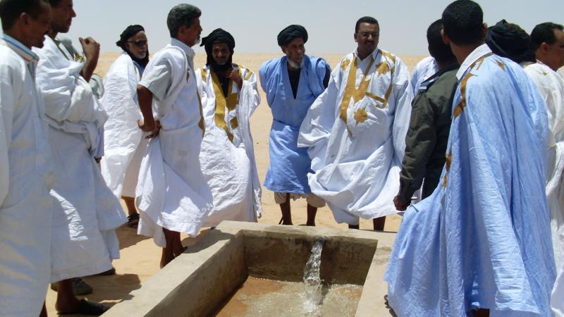 7. Imágenes de los bebederos de camellos, proyecto creado por MPDLC - Movimiento por la Paz, el Desarme y la Libertad en Canarias - en Boulaboir, Mauritania