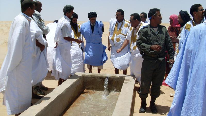 8. Imágenes de los bebederos de camellos, proyecto creado por MPDLC - Movimiento por la Paz, el Desarme y la Libertad en Canarias - en Boulaboir, Mauritania