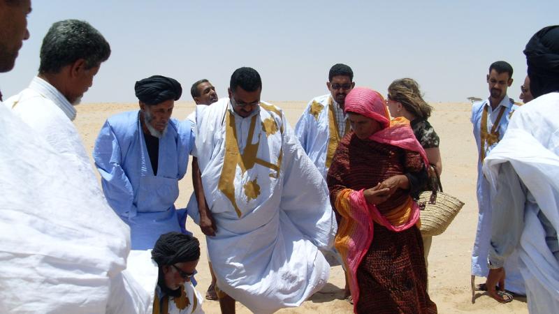 11. Imágenes de los bebederos de camellos, proyecto creado por MPDLC - Movimiento por la Paz, el Desarme y la Libertad en Canarias - en Boulaboir, Mauritania