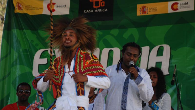 6. Actuación de Ethiocolor en el programa Ethiopia vis a vis organizado por Casa África