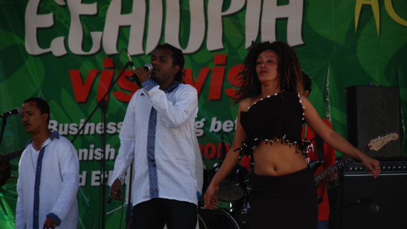 7. Actuación de Ethiocolor en el programa Ethiopia vis a vis organizado por Casa África